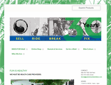 Tablet Screenshot of greenmountainbikes.com